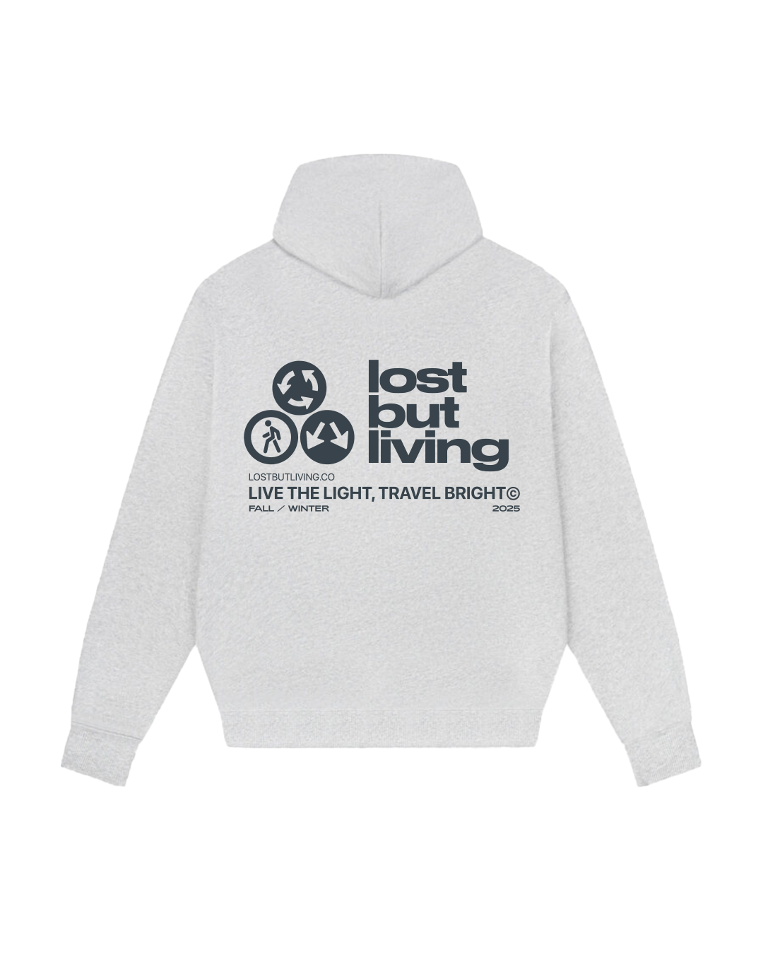 LBL HOODIE - ASH GREY | CONSTRUCTION WORKER