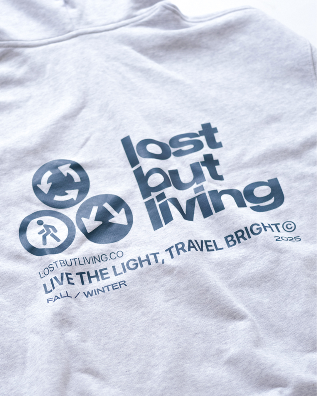 LBL HOODIE - ASH GREY | CONSTRUCTION WORKER