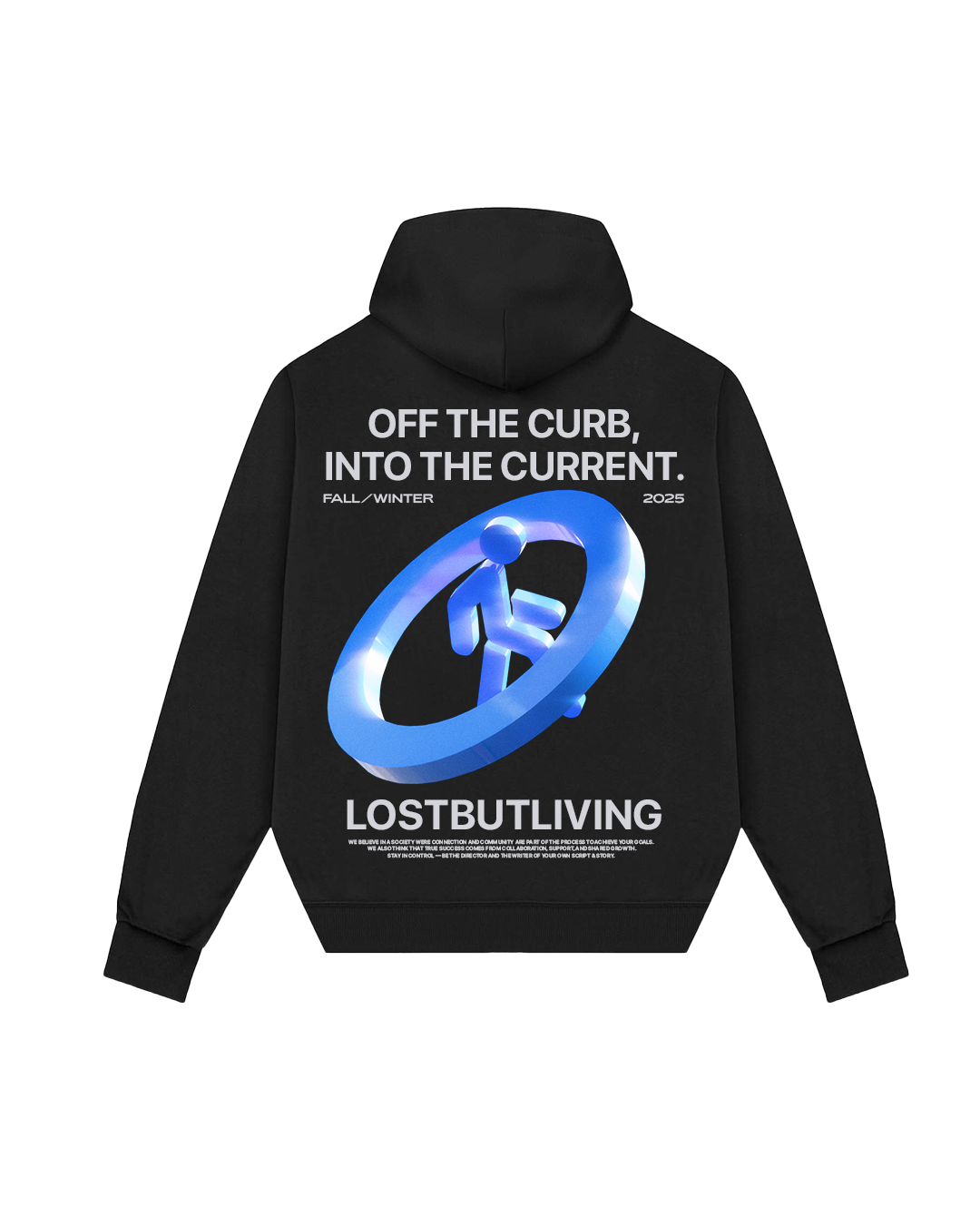 LBL HOODIE - MATT BLACK | OFF THE CURB